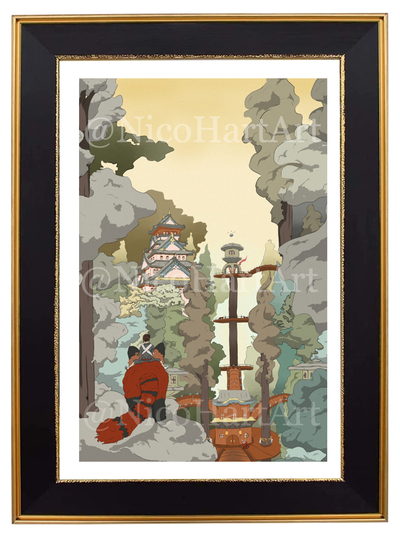 Pandas in the Trees Poster