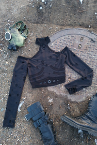 OOAK Dark Days Halter Top - Thumbnail 7