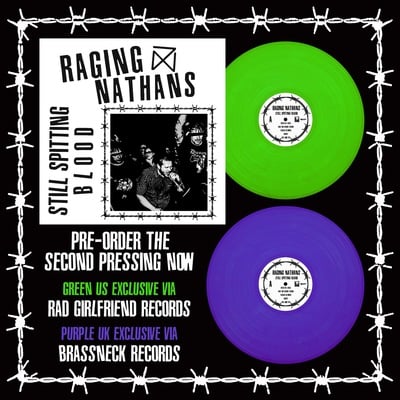 Rgf-166 raging nathans - "still spitting blood" lp