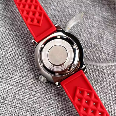 Tandorio mens diving watches 42mm red dial nh36a movt 20bar green luminous causal business automatic mechanical wristwatch t901