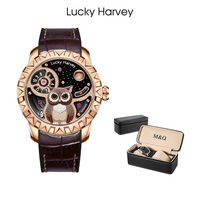 Lucky Harvey watches limited edition 43mm dial automatic mechanical movt luminous 3ATM business wristwatch ZLS104 - Thumbnail 1