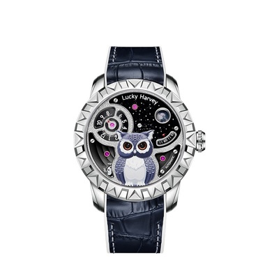 Lucky Harvey watches limited edition 43mm dial automatic mechanical movt luminous 3ATM business wristwatch ZLS104