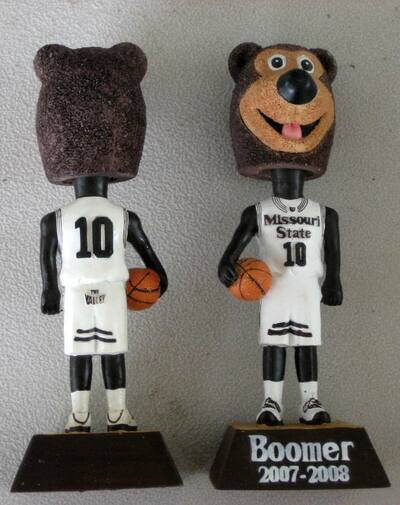 Rare New Missouri State University Bears Basketball Mascot NOS Bobblehead, Unique Gift