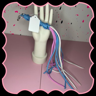 Trans pride flogger 