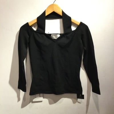 Dolce and gabbana le maglie di black halter  necked top 80s