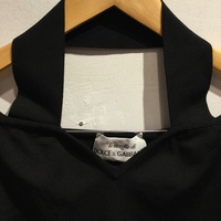 Dolce and Gabbana le maglie di black halter  necked top 80s - Thumbnail 3