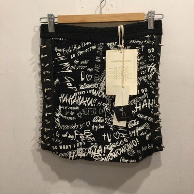 Ground zero studded mini pinkish skirt