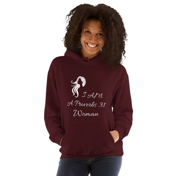 "I Am a Proverbs 31 Woman" Hoodie - Silhouette Design