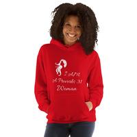 "I Am a Proverbs 31 Woman" Hoodie - Silhouette Design - Thumbnail 4