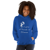 "I Am a Proverbs 31 Woman" Hoodie - Silhouette Design - Thumbnail 6