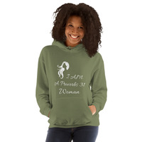 "I Am a Proverbs 31 Woman" Hoodie - Silhouette Design - Thumbnail 8