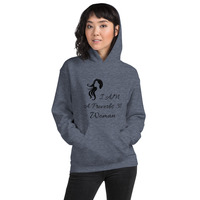 "I am a Proverbs 31 Woman" Hoodie - Silhouette Design - Thumbnail 4