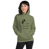 "I am a Proverbs 31 Woman" Hoodie - Silhouette Design - Thumbnail 5