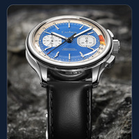 Cadisen Watches Mens 40mm case multi-function automatic mechanical luminous 10ATM business wristwatch C8212 - Thumbnail 6