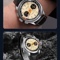 Cadisen Watches Mens 40mm case multi-function automatic mechanical luminous 10ATM business wristwatch C8212 - Thumbnail 9