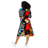 Alternate Swing Midi Dress - Thumbnail 1