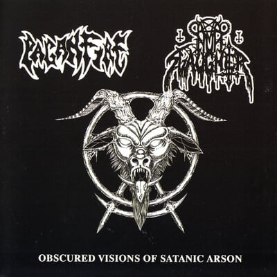 Pagan fire\nunslaughter- obscured visions...