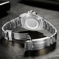 Cadisen submariner green dial Mens watches Japanese NH35A automatic mechanical BGW9 luminous 20BAR business wristwatch C8216 - Thumbnail 4