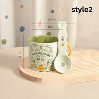 Contrast color mug high temperature resistant drinking cup coffee ceramic mug - Thumbnail 1