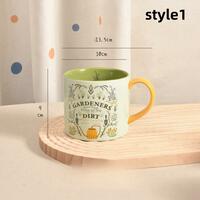 Contrast color mug high temperature resistant drinking cup coffee ceramic mug - Thumbnail 2