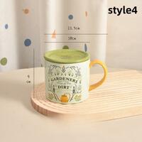 Contrast color mug high temperature resistant drinking cup coffee ceramic mug - Thumbnail 4