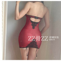 Mesh see-through fashionable inner with sexy backless patchwork jumpsuit - Thumbnail 8