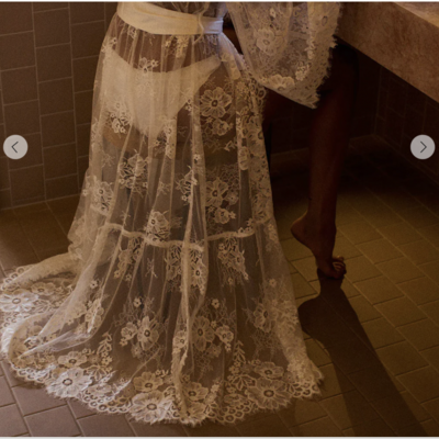 Bridal robe lace wedding dresses - Thumbnail 1