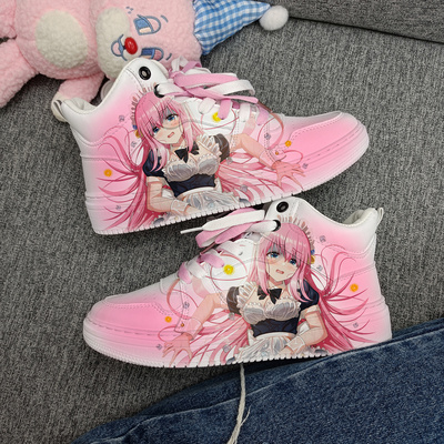 Sakura Lonely Rock Anime Qiuboqijiang Modified Couple's Sneakers