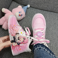 Sakura Lonely Rock Anime Qiuboqijiang Modified Couple's Sneakers - Thumbnail 5