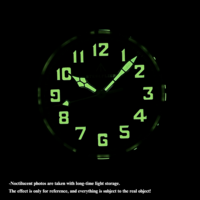 Mens Quartz Pilot Watch 39MM Case VH31 Movement Sapphire Stainless Steel Luminous Business Causal Wristwatch SF740W - Thumbnail 1