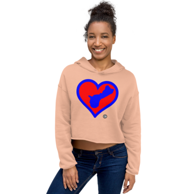 1m8ge, is © crop hoodie 