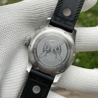 Mens Quartz Pilot Watch 39MM Case VH31 Movement Sapphire Rubber Strap Luminous Business Causal Wristwatch SF740W - Thumbnail 8