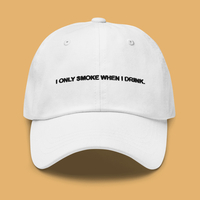 Free Shipping-I ONLY SMOKE WHEN I DRINK CAP - Thumbnail 3