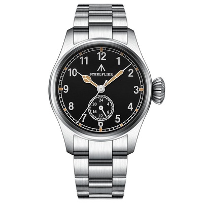 Mens quartz watches 39mm case vh60 movement stainless steel luminous 20bar business causal wristwatch sf746 - Thumbnail 2