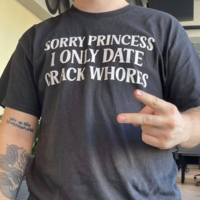 Free Shipping-SORRY PRINCESS TEE - Thumbnail 1