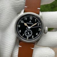 Genuine Leather Strap Mens Quartz Watches 39MM Case VH60 Movement Luminous 20BAR Business Causal Wristwatch SF746 - Thumbnail 4