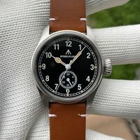 Genuine Leather Strap Mens Quartz Watches 39MM Case VH60 Movement Luminous 20BAR Business Causal Wristwatch SF746 - Thumbnail 5