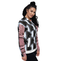 Puffed Charmer Unisex Bomber Jacket - Thumbnail 2