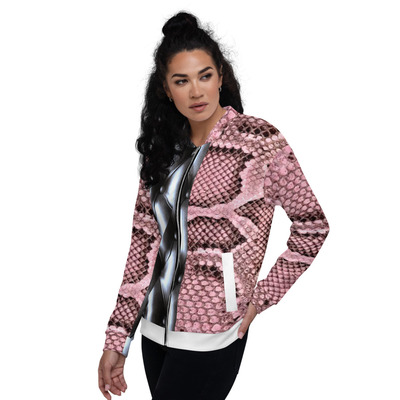 Puffed charmer unisex bomber jacket