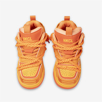 Harauku Stree Fashion Orange Sneakers - Thumbnail 1