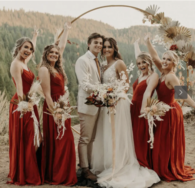 Spaghetti Straps Bridesmaid Dresses Floor Length