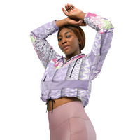 Crushed Flutterby Cropped Windbreaker - Thumbnail 3