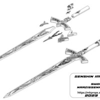 Sword of Narzissenkreuz - Genshin Impact - 3D Printable STL Files - Thumbnail 2