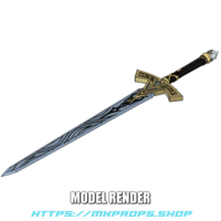 Sword of Narzissenkreuz - Genshin Impact - 3D Printable STL Files - Thumbnail 1