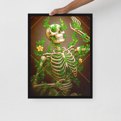 Regrowth framed poster