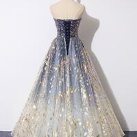 Gorgeous A-line Tulle Prom Dress Party Gowns - Thumbnail 1