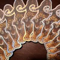 Tiger Stickers (HOLO) - Thumbnail 1