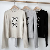 BOW GRAPHIC LONG SLEEVE TEE - Thumbnail 7