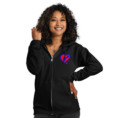 1m8ge, is © unisex zip hoodie