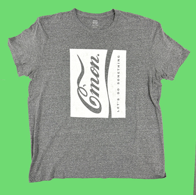 C'mon Cola Shirt --- Grey --- Size: XXL